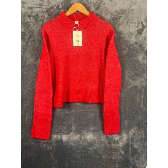 NWT H&M mohair-blend fine-knit sweater Women’s Medium Red - Picture 1 of 8